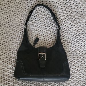 Coach Y2K Black Hobo Bag 6824
